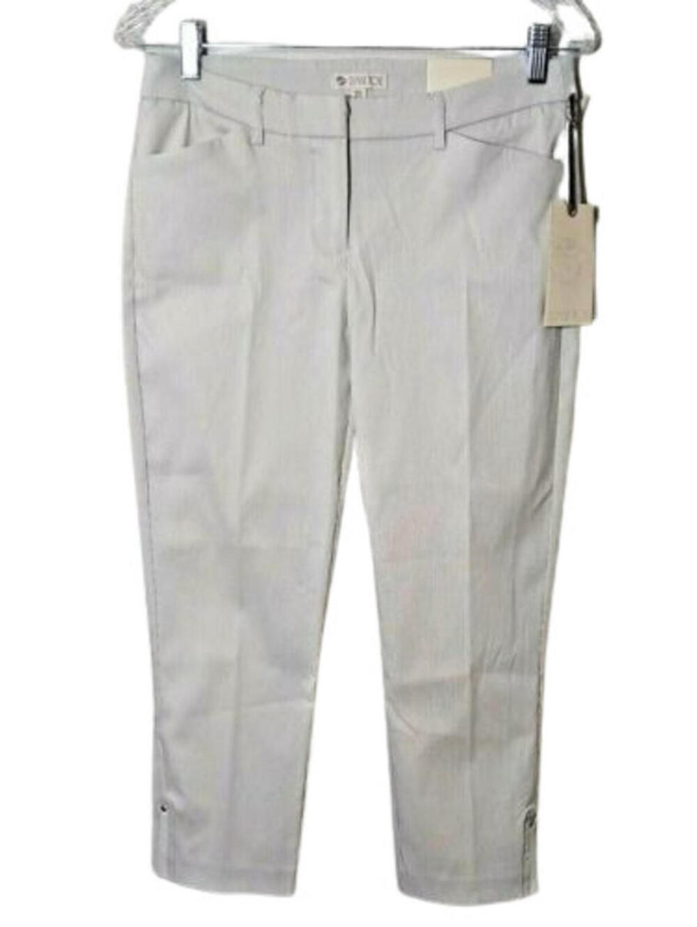 Eliane Rose Capri Modern Fit Two-Tone Cream Pinstripe Womens Size 6